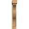 Ekena Millwork Funston Block Rough Sawn Bracket w/ Offset Brace, Western Red Cedar, 6"W x 26"D x 38"H BKT0604X26X38FST05RWR - alternate 2